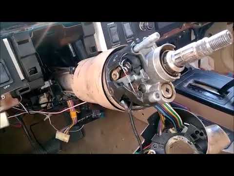 Ignition switch replacement 89 Cherokee XJ - YouTube