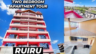 25 000 ksh ALL ENSUITE TWO BEDROOM APARTMENT TOUR ALONG THIKA ROAD RUIRU MATANGI MODERN HOUSE TOUR