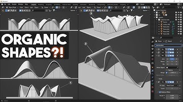 Organic modeling techniques in blender