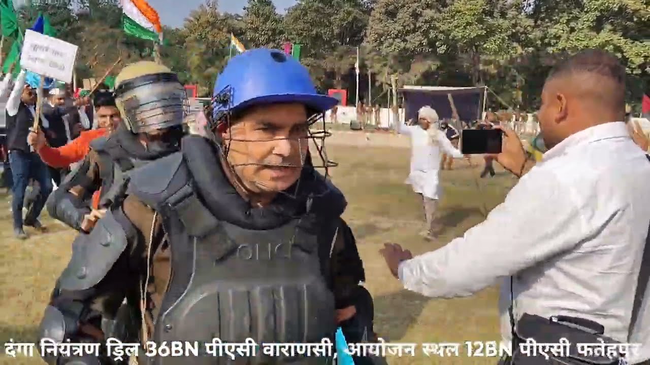 36 BN की शानदार दंगा नियंत्रण ड्रिल | Anti-Riot Demonstration