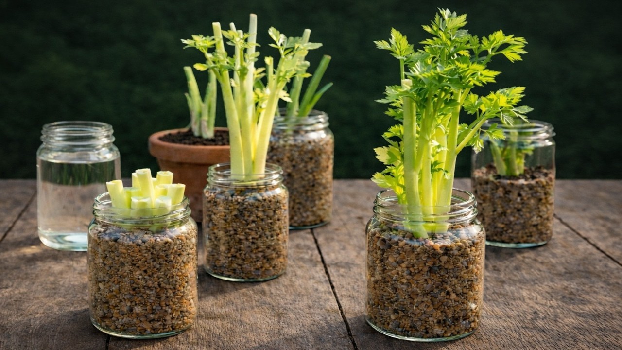 ✅Huerto SIN Semillas:  APIO 👉 ReCultivo