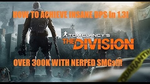 The Division: Crazy Alpha Bridge Build! 300k DPS w/ the MP7 [1.3 Update]