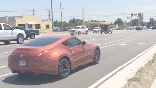 Truck wanders into traffic, almost hits car from 1920s