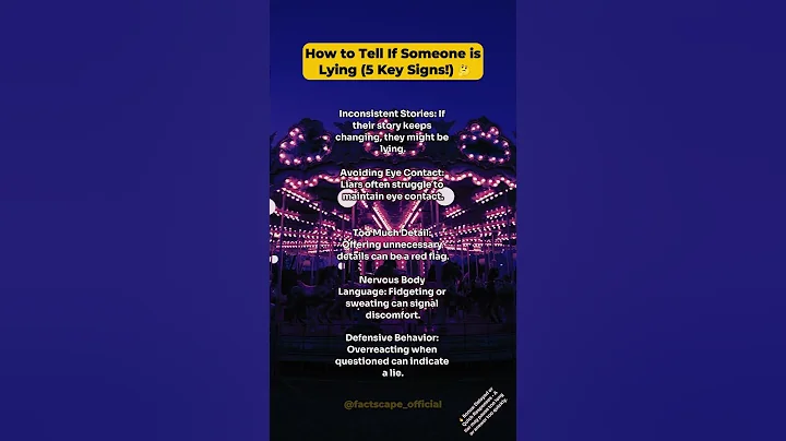 How to Tell If Someone is Lying (6 Key Signs!) 🤔