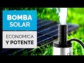 Económica y Potente BOMBA de AGUA SOLAR! con batería de 12v ☀️🔋