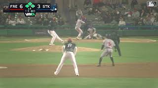 Ethan Holliday delivers a three-hit night