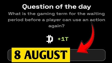 What is the gaming term for the waiting period before a player can use an action again?