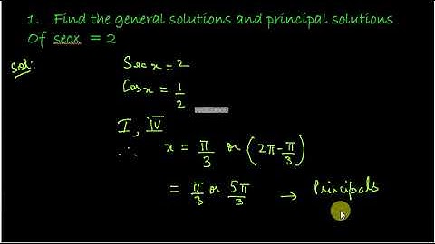 Solving trigonometric equations( Maths, Grade11, CBSE, IGCSE, IBDP) Video M11.2