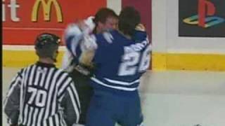 Nathan Perrott Toronto Vs Colton Orr Boston