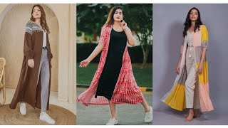 Jacket style dresses// open shirt style dress fashionstyle asfashiongallery