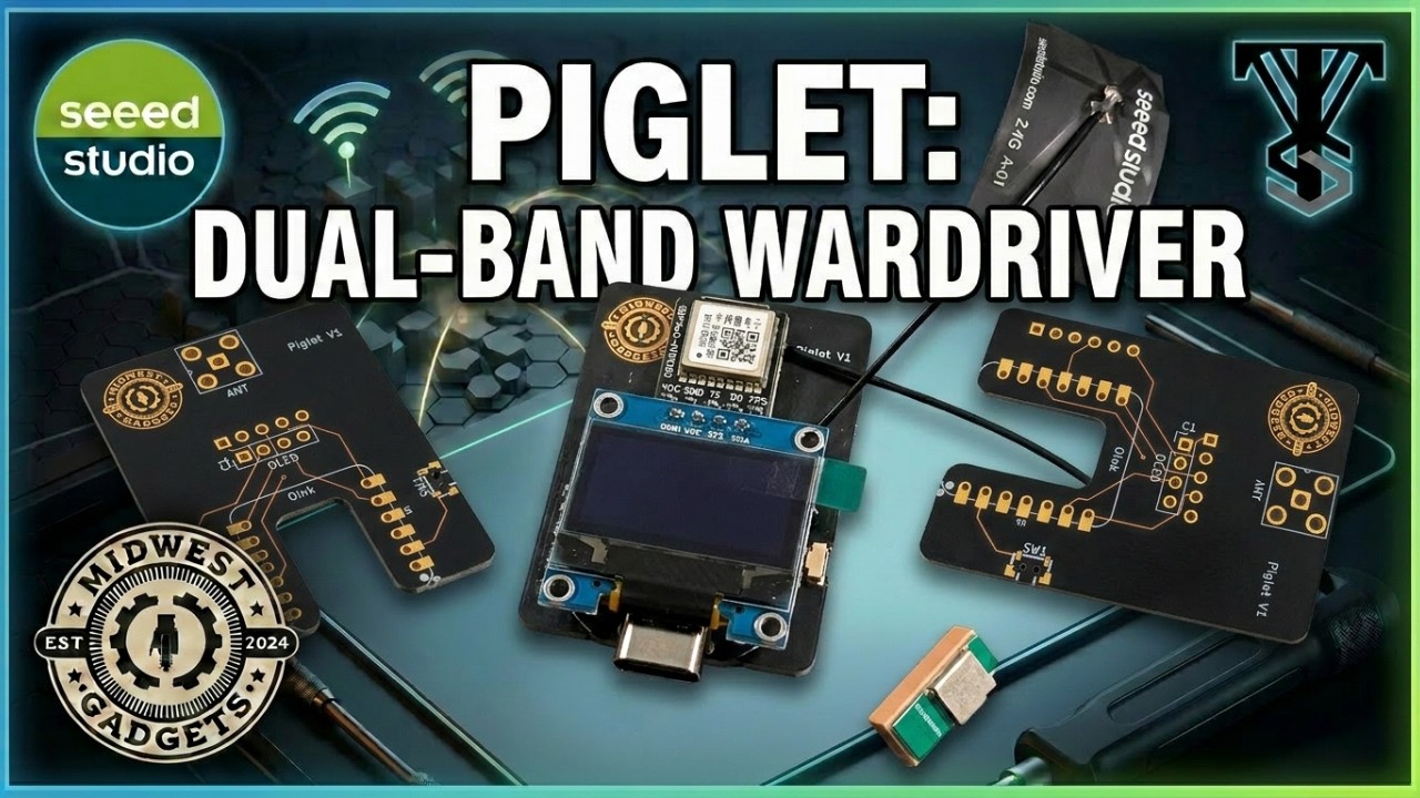 Сборка ESP32-C5 Piglet — от печатной платы до работающего драйвера Wardriver.