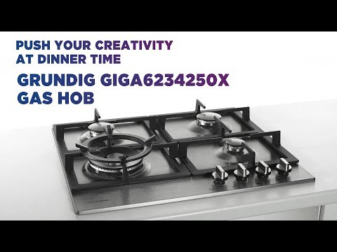 Grundig GIGA6234250X Gas Hob - Stainless Steel | Product Overview | Currys PC World