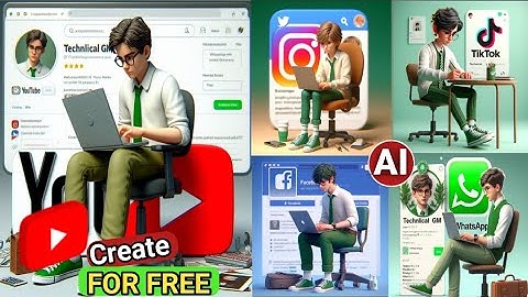 How to create 3D AI Social media boy Images | viral photo editing | bing image Creater tutorial | AI