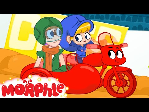 Scared Biker | Morphle Vehicles | @MorphleTV | Mila and Morphle | Kids Cartoons