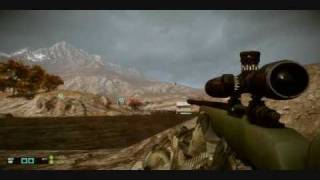 BC2 Blackhawk gets hit by mortar strike