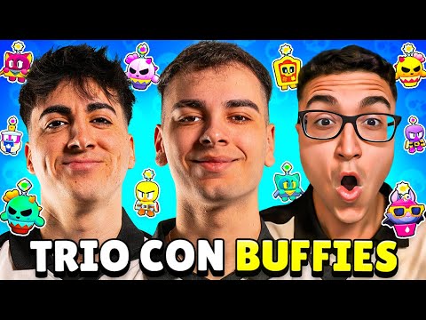 DESTROYING WITH THE BUFFIES IN BRAWL STARS | TREBOR, KAOSS AND GUILLEVGX