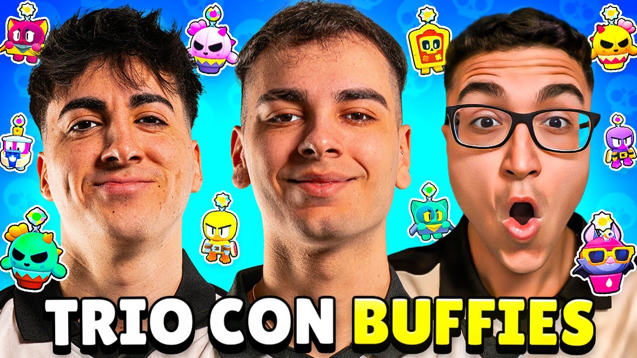 DESTROZANDO CON LOS BUFFIES EN BRAWL STARS | TREBOR, KAOSS Y GUILLEVGX