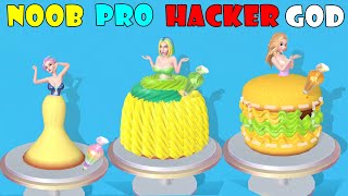NOOB vs PRO vs HACKER vs GOD - Icing On The Dress own style screenshot 1
