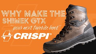 2023 CRISPI BOOTS | Why choose the Shimek Boot for your hunt. 4K