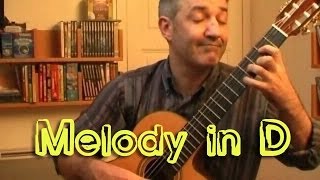 Melody in D - Fingerstyle Guitar by Frédéric Mesnier chords