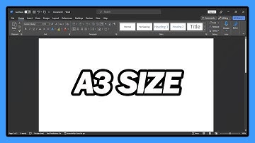 How to Change the Default Paper Size in Microsoft Word to A3 | Fast and Easy