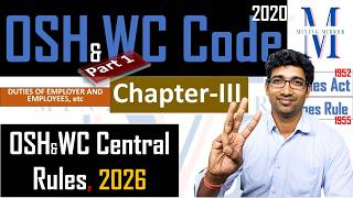 Celebrity Chapter III: Part 1: OSH Code 2020 & Central Rule 2026: Duties of Employer and Employees #govtofi... Net Worth