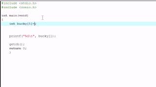C Programming Tutorial 14 Intro to Arrays1