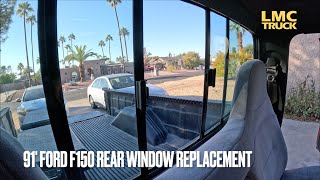 Rear Sliding Window Replacement (LMC Truck Review) | 1987 - 1991 Ford F-150