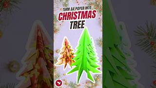 How to Fold an Easy Origami Christmas Tree 🎄 (No Glue!)
