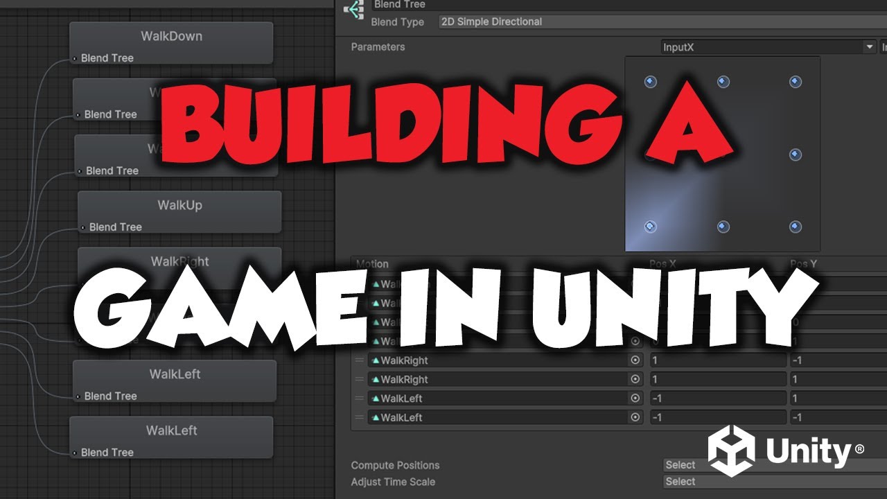 Learning to Make a Game in Unity - Movement Animation (Part 3) - YouTube