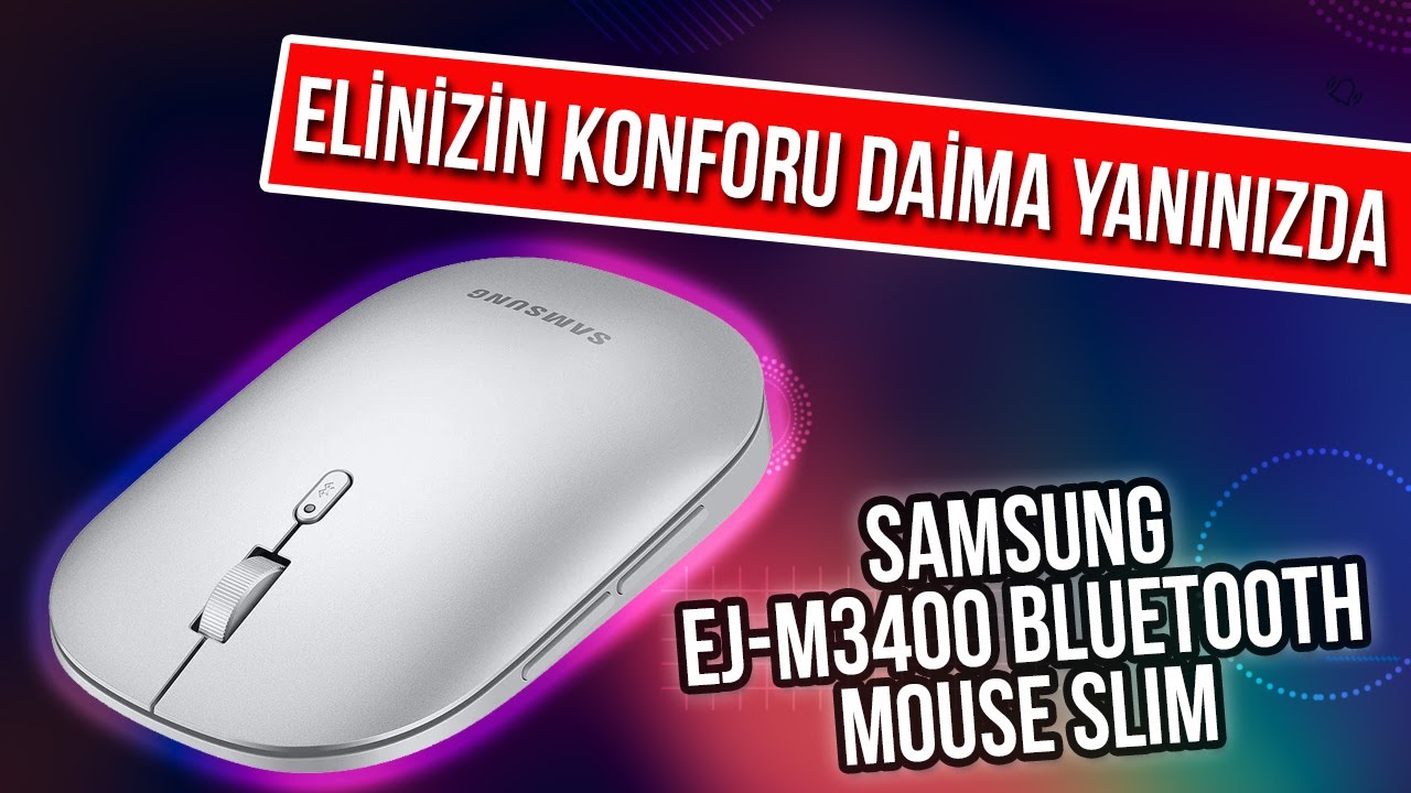 Samsung Mouse Bluetooth delgado, Plateado, M3400