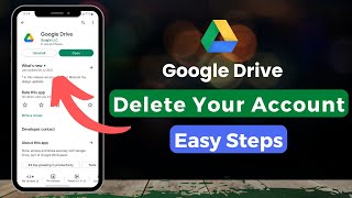 How do I delete a Google Drive account?