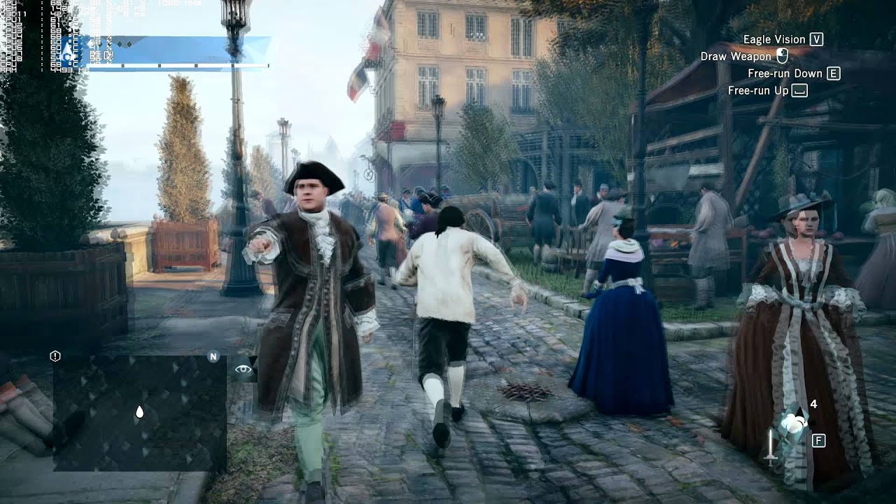 Assassins Creed Unity i7 3770K @4.4GHz, 16GB DDR3, R9 280 OC (HD 7950 Vapor-X)
