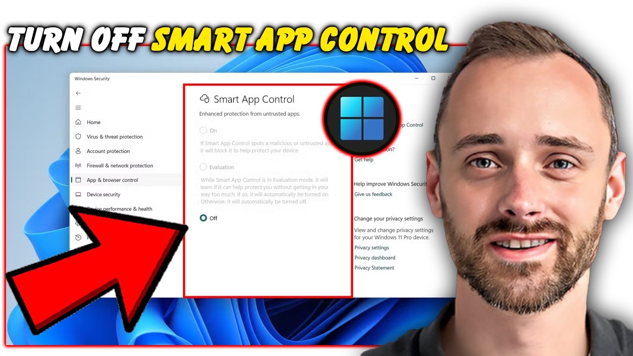Smart App Control Blocking Apps? Turn It Off Safely on Windows 11 - YouTube