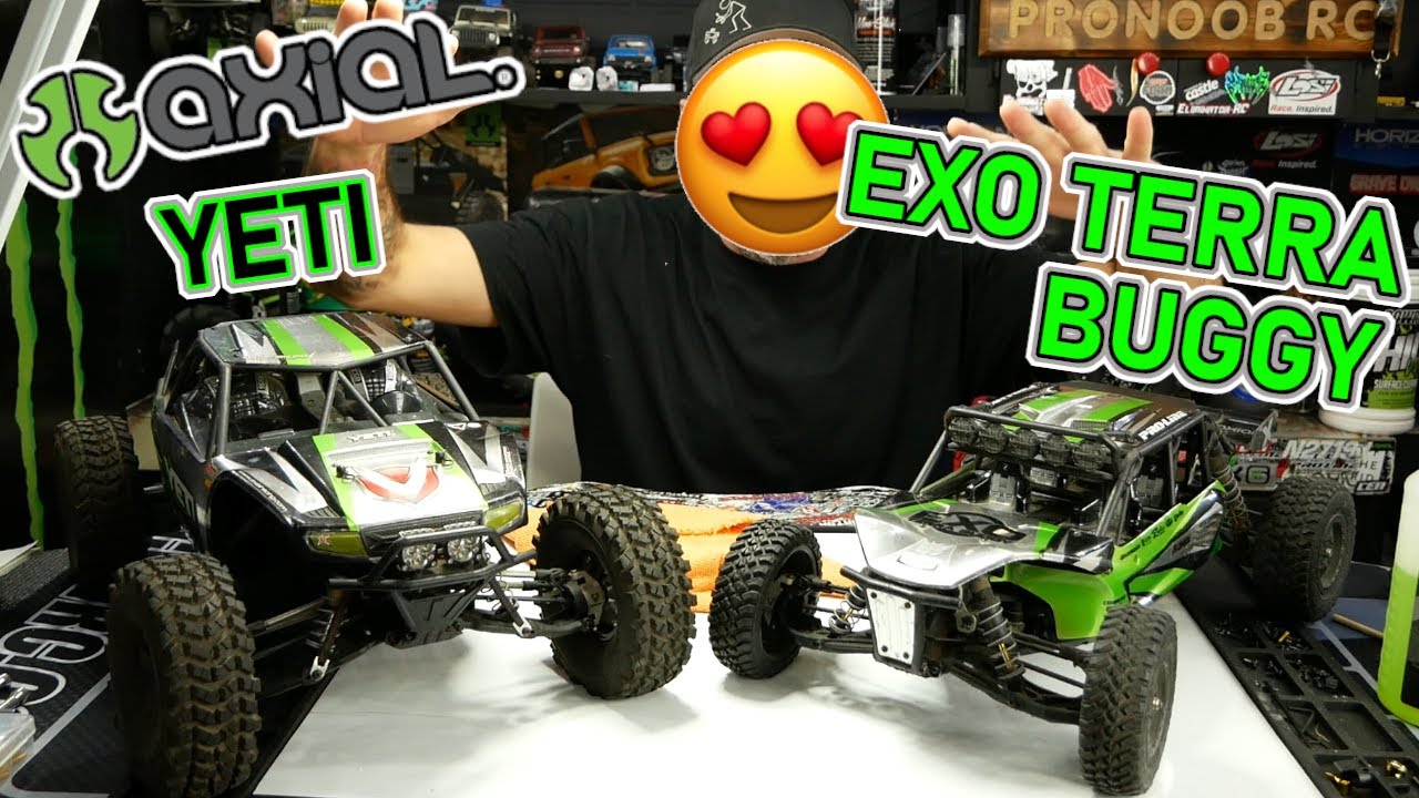 AXIAL GOLD: YETI and EXO Terra Buggy - YouTube