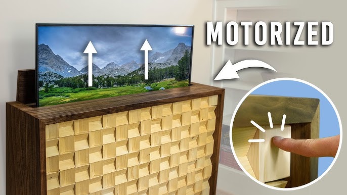 How To Build A Tv Lift Cabinet You