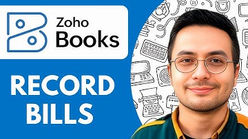 How To Record Bills Purchase Invoices in Zoho Books  - 2025 (NEW METHOD)