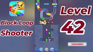 Block Loop Shooter Level 42  Walkthrough 🔫🧩 | Addictive Loop Puzzle Gameplay | Go Answer
