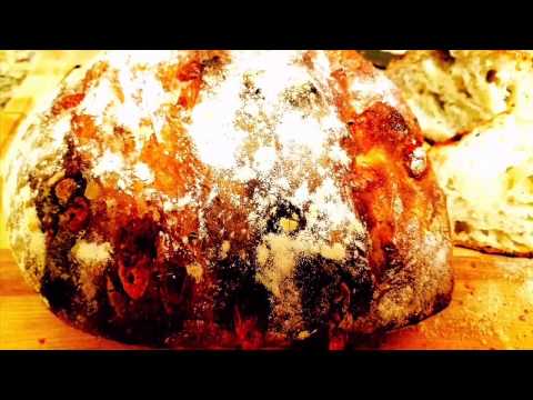 How to make No-knead Rosemary Asiago & sun-dried Tomato Artisan bread. Most crispy awesome bread!