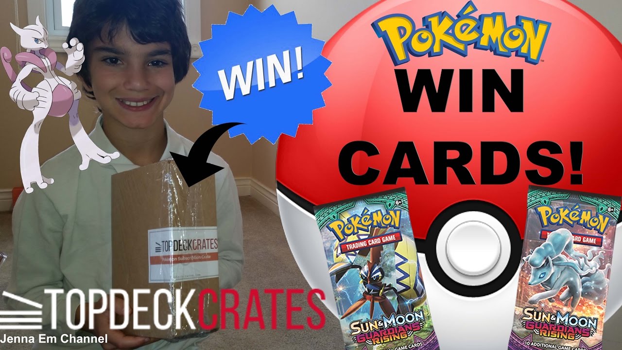Pokemon Cards Giveaway from TopDeckCrates! Jenna Em