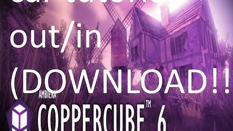 how to make car in copper cube out/in (download)