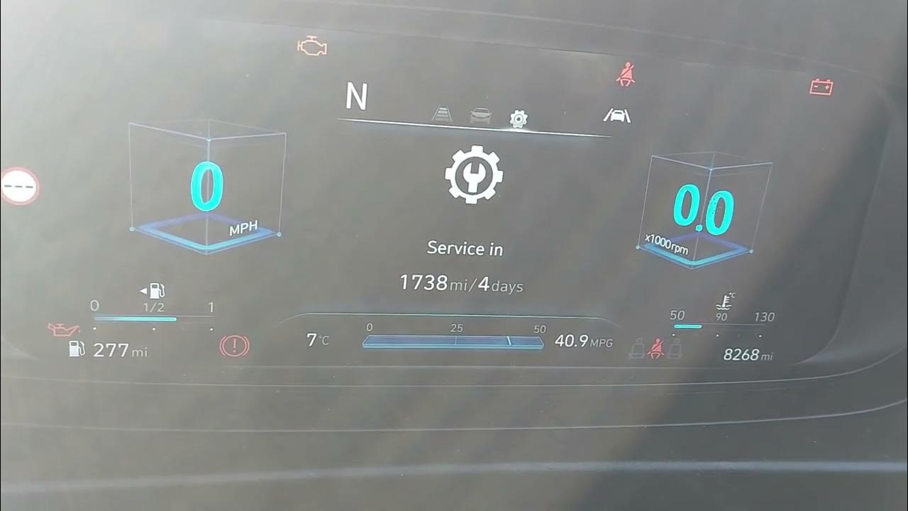 Hyundai Mild Hybrid 48V Bayon i20 Service Interval Reset - YouTube