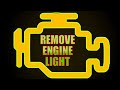 HOW TO RESET ECU CHECK ENGINE LIGHT, FREE EASY WAY! TDI DPF