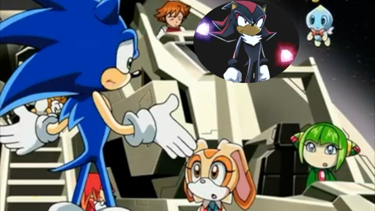 Sonic X Comparison: Eggman Remembers How He Meets Shadow For The First Time  (Japanese VS English) 