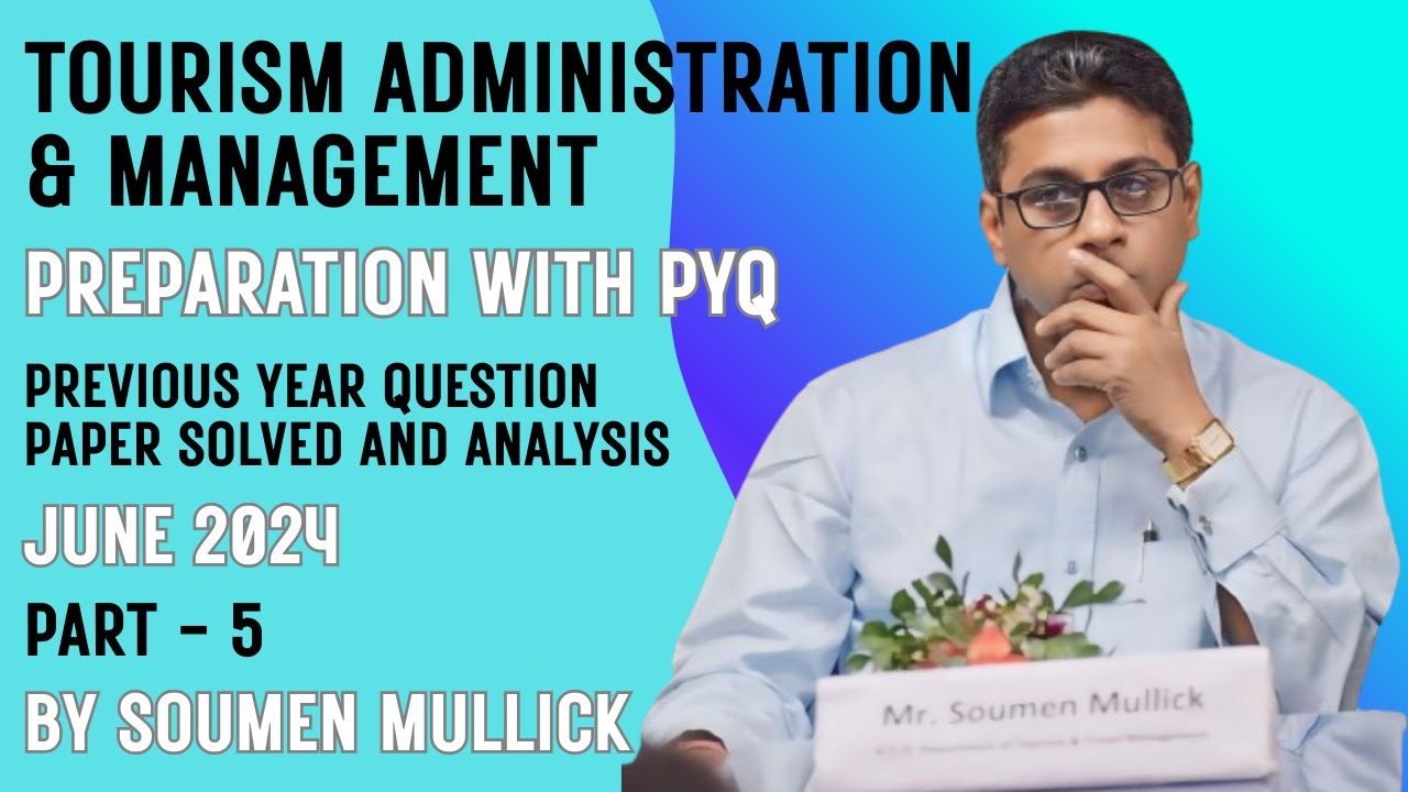 UGC NET Tourism Solved Question papers: June 2024(Part 5)