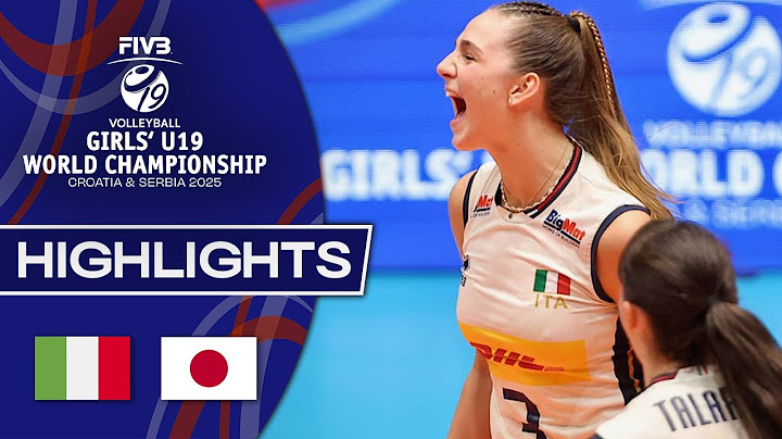 Italy 🇮🇹 vs. Japan 🇯🇵 - Highlights | Girls’ U19 World Champs 2025
