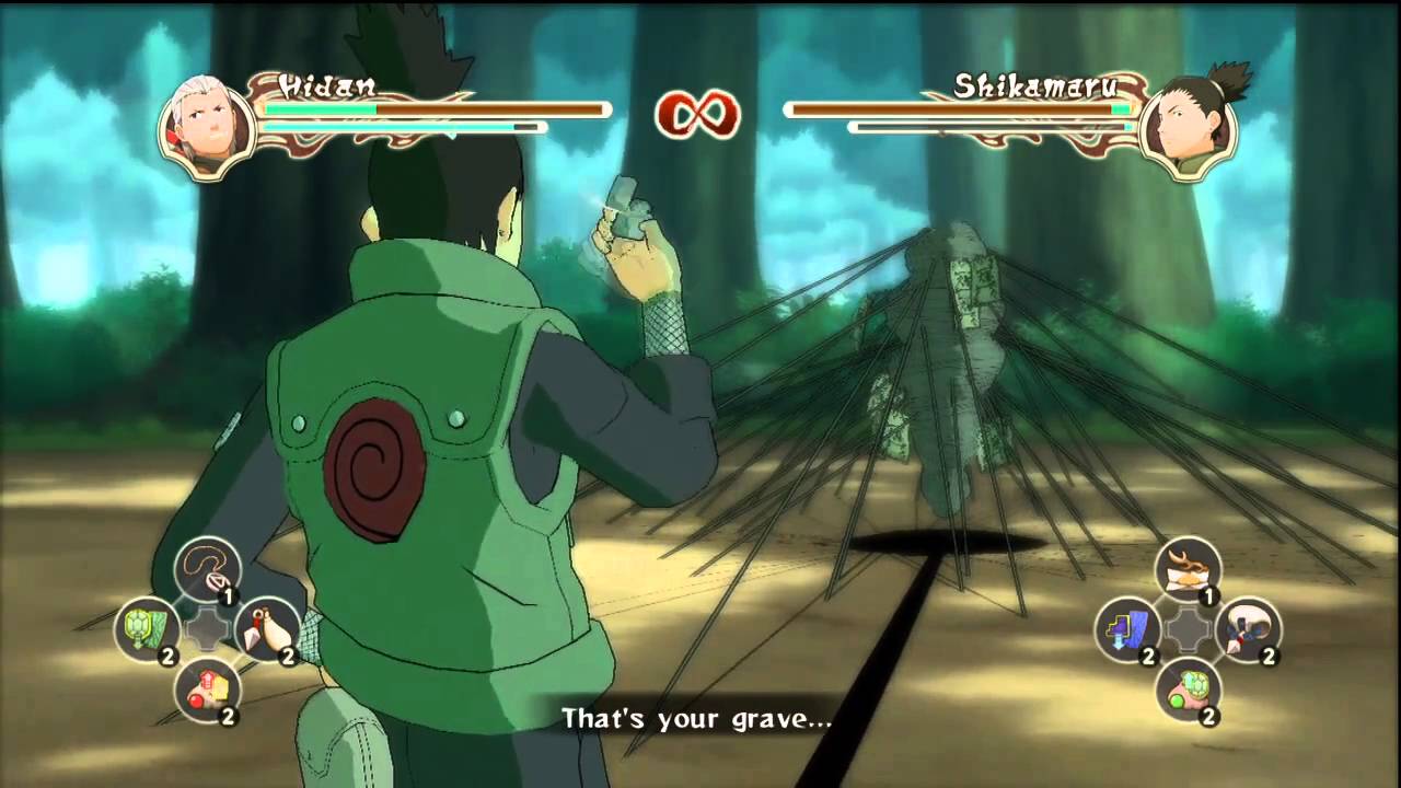 Naruto Shippuuden Ultimate Ninja Storm 2 Hidan vs. Shikamaru HD YouTube