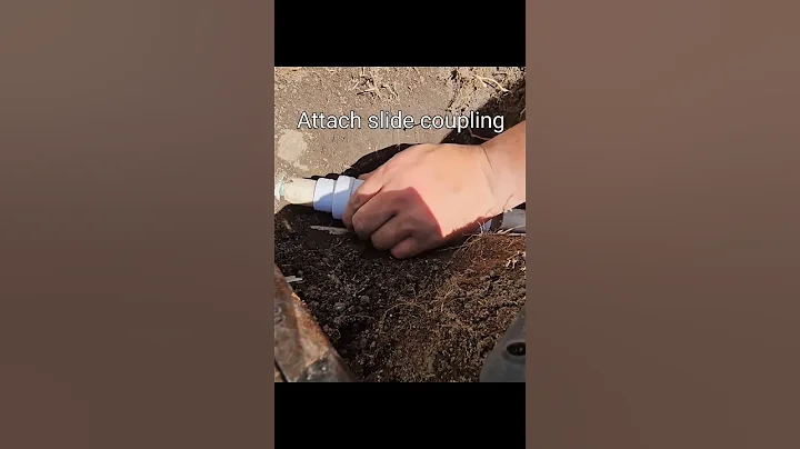 Easy sprinkler line repair with "slide coupling" #sprinkler #pvc #diy #homedepot