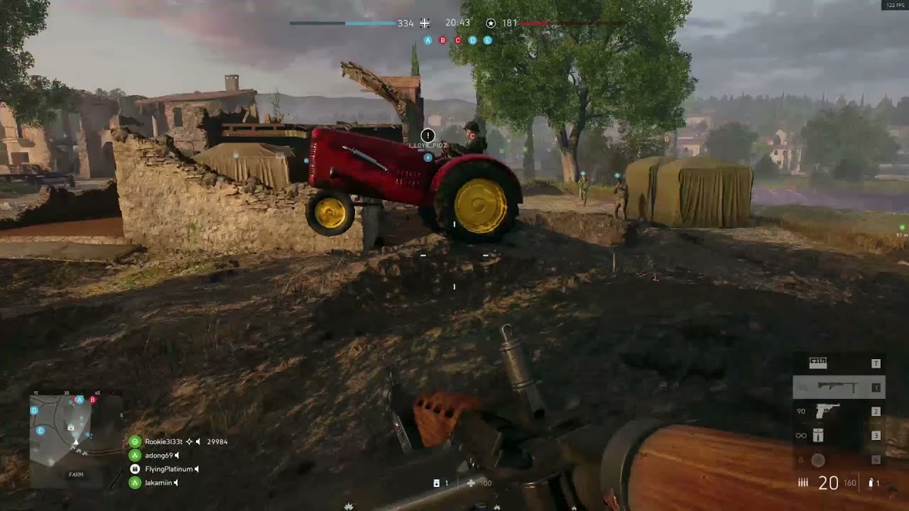Battlefield V Tractor