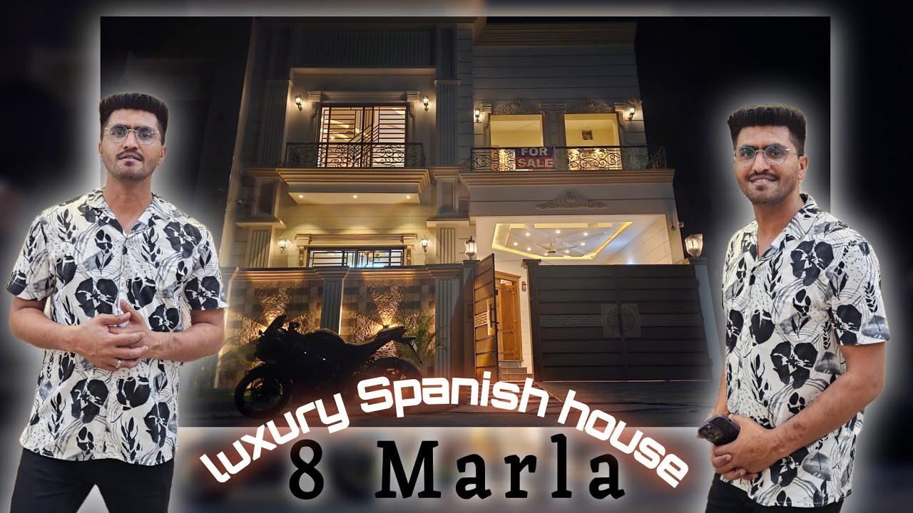 8 Marla luxury spanish house for sale gujrat river Garden Mary
